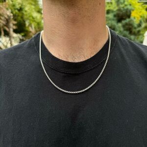 Silver Minimalist Chain Necklace